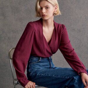 Sezane Abélia Blouse Purple - Size 6